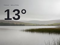 Williton: rainy day, high of around 12°C