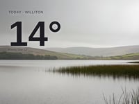 Williton weather: cloudy Tuesday with rain expected and a high of 14°C