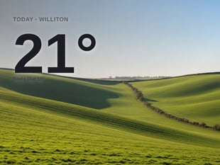 Williton: sunny day, high of 21°C