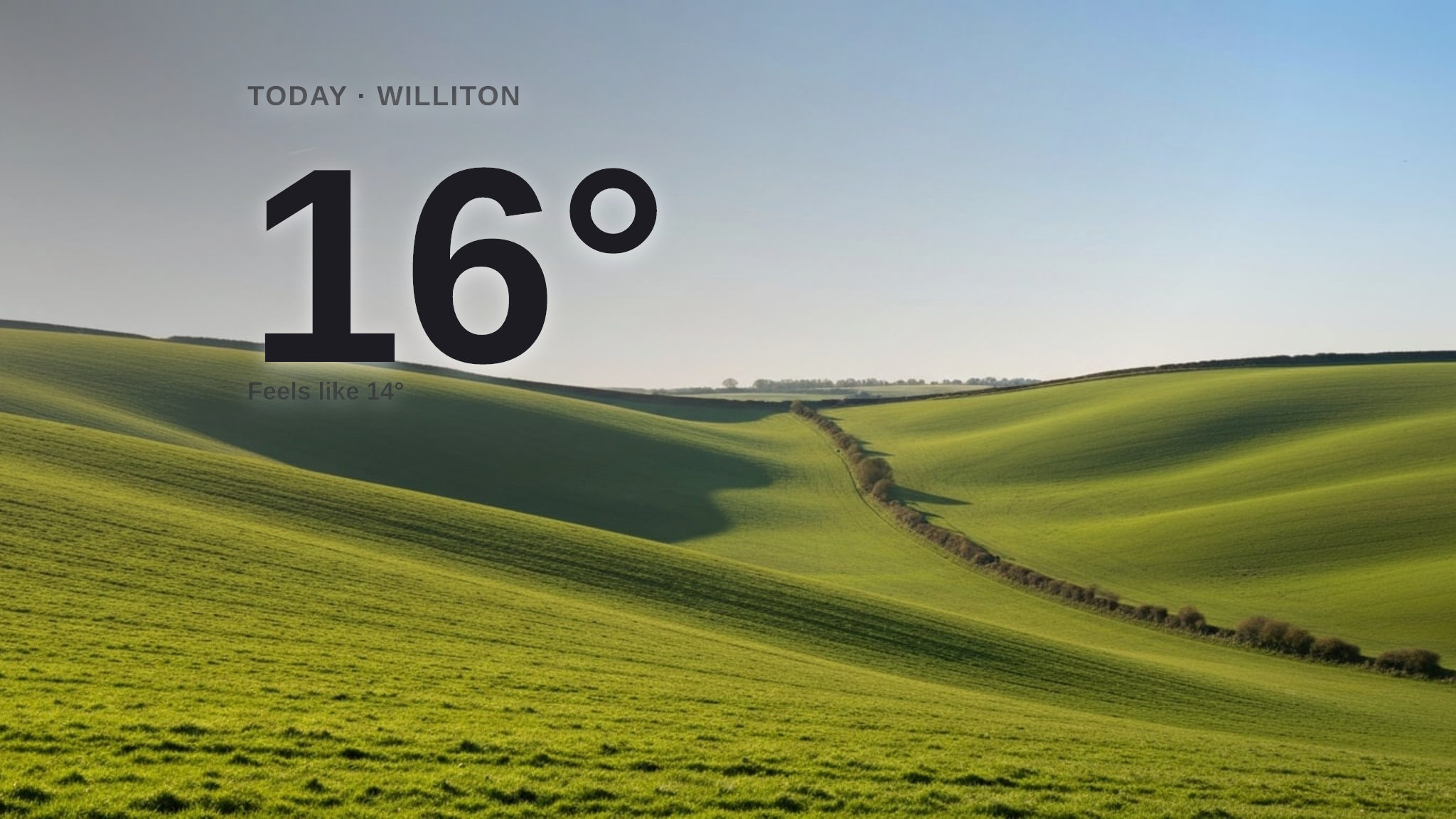 Sunshine and warmth for Williton today - here's what to expect