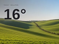 Williton: sunny day, high of 16°C