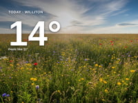 Williton: partly cloudy day, high of 13°C