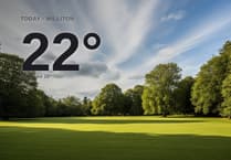A great day to enjoy the outdoors in Williton - here's your Saturday forecast